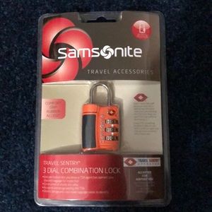 3 dial combination luggage lock